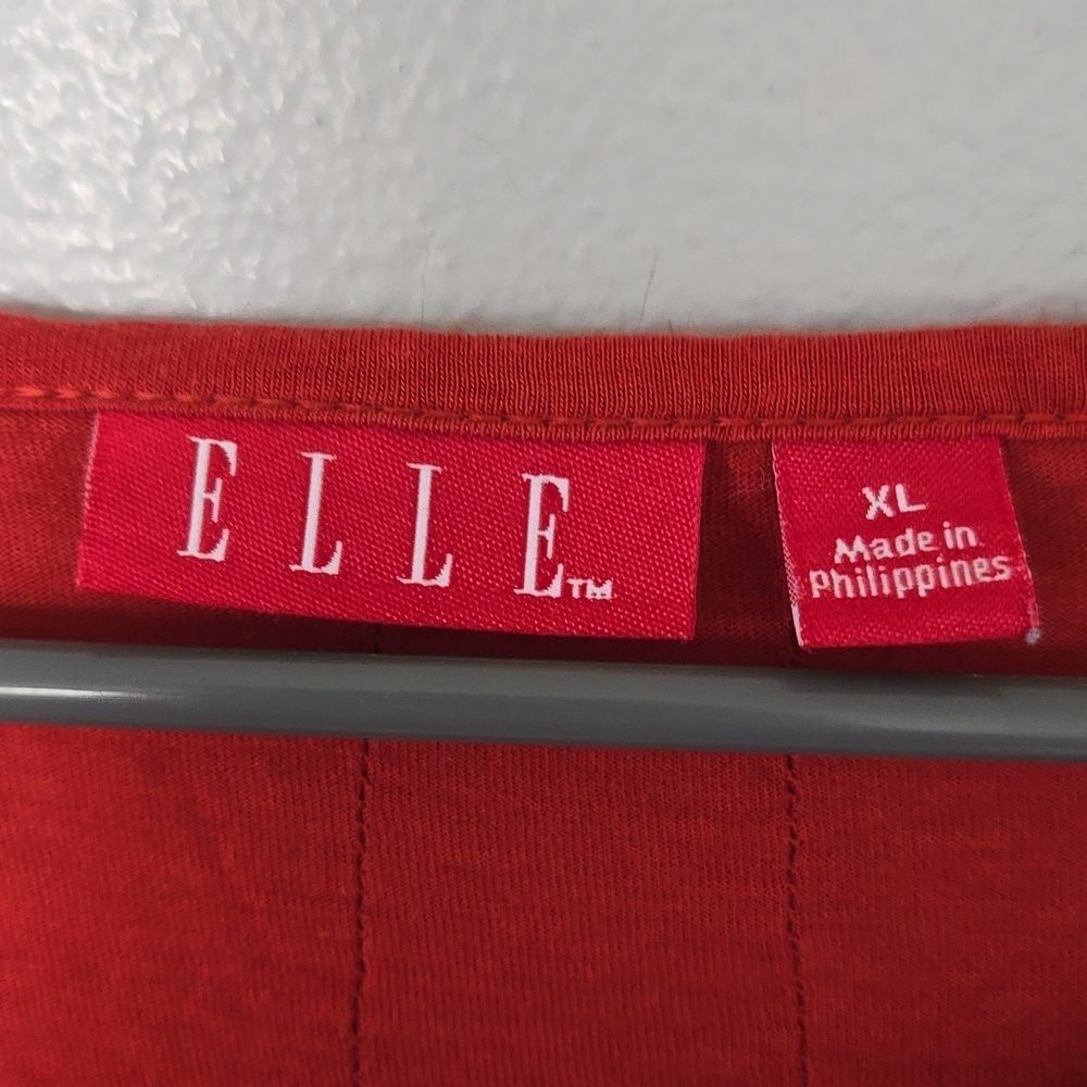 Elle | Rust Long Sleeve Top Size XL - Picture 8 of 10
